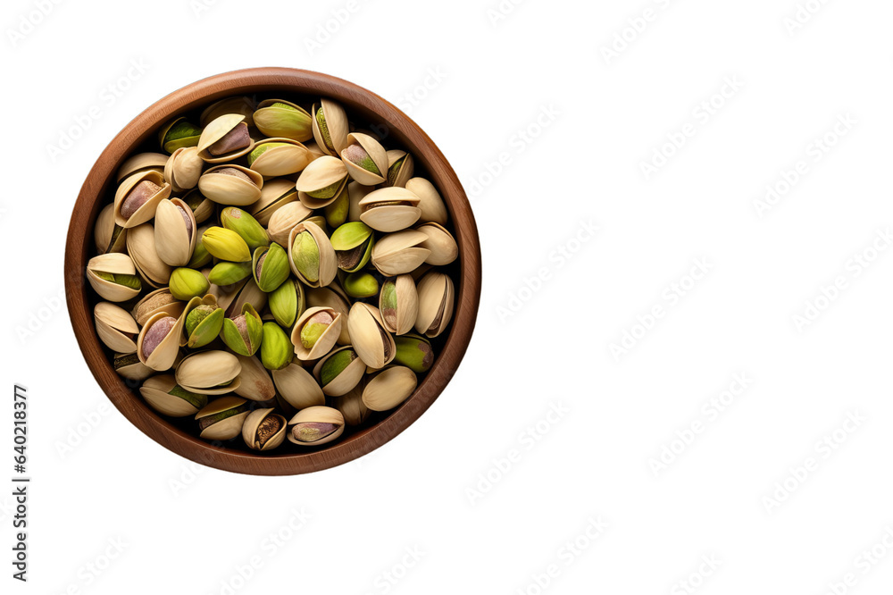 pistachio nuts on white pistachio nuts on white