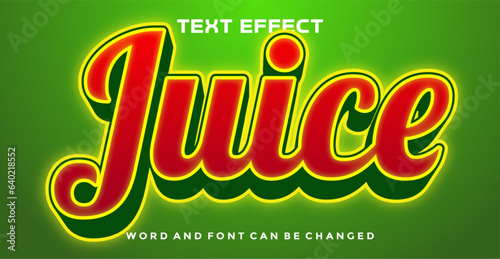 Juice editable text effect
