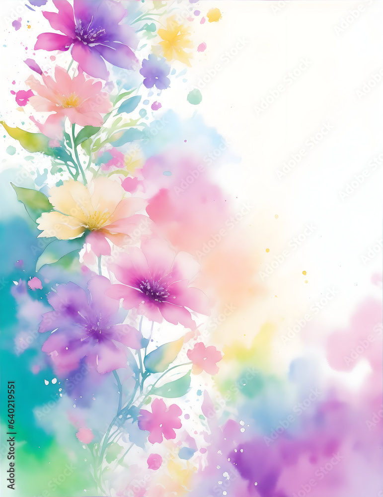 flower splash watercolor flower splash watercolor