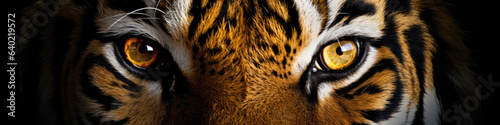 Eyes of a tiger close up photo
