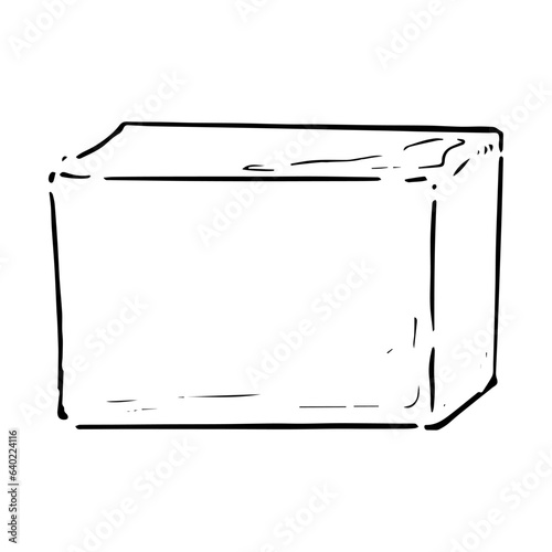 羊羹　モノクロ