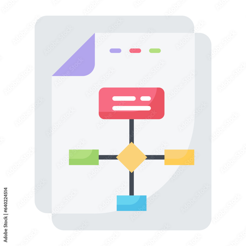 Organization Chart Flat Icon Icon Organization Chart Flat Icon Icon