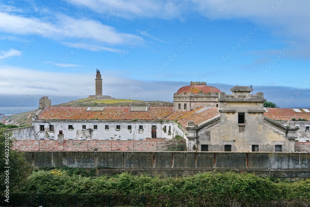 Building of the former Provincial Prison of Coruna Coruna, Galicia, Spain 08052023