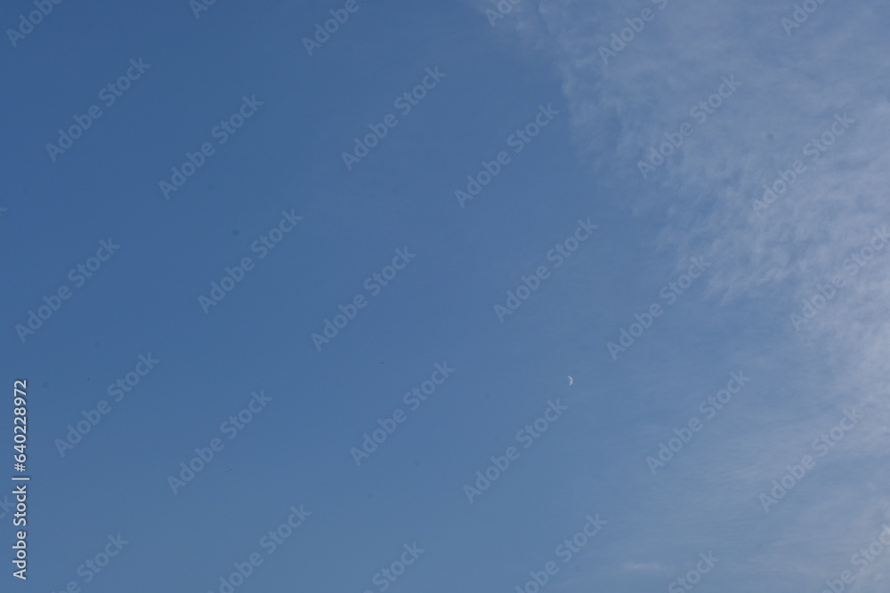 Gradient white clouds against the blue sky background summer cloudy sky Gradient white clouds against the blue sky background summer cloudy sky