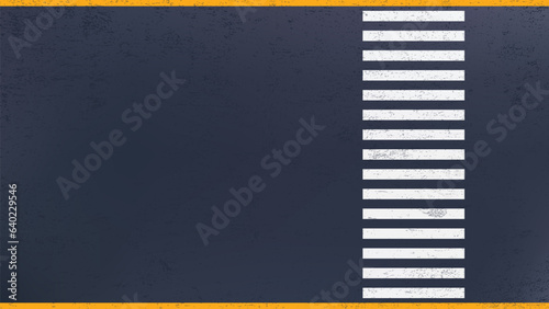 Empty highway asphalt road texture, Ariel View Road, Empty highway black asphalt road with dividing lines, Top view, Vector Illustration