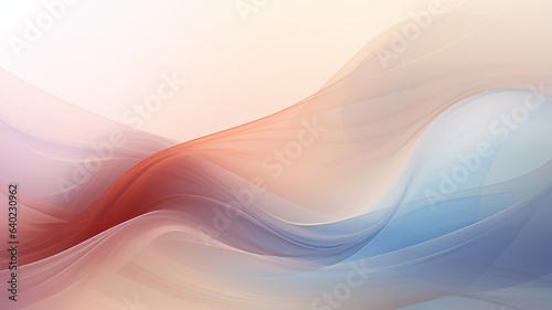 Light background with soft pattern in yellow, beige, orange and blue created with Generative AI