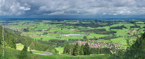 Panorama of Pfronten in Bavaria