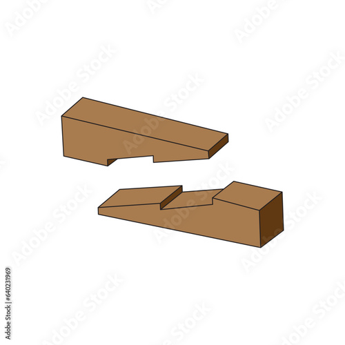 wood connection joints icon