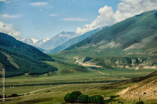 landscape with mountains