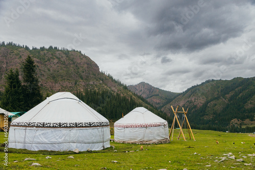 tent in the mountains