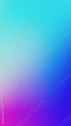 Blue purple grainy gradient vertical background retro noise texture mobile wallpaper abstract design copy space