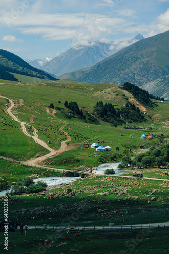 landscape in the mountains