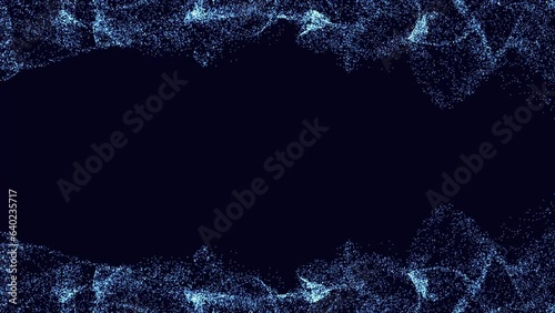 Blue Particle Frame