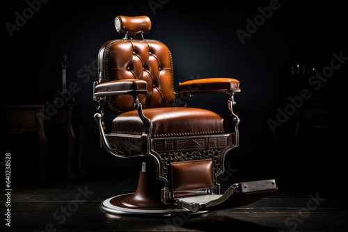Barbershop, hairdresser and hair salon armchair