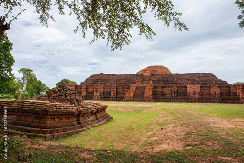 Khao Klang Nok is part of the Si Thep historical park which is set to be a UNESCO World Heritage Site in September 2023. It is an architecture in the Dvaravati period in Phetchabun Province, Thailand. photo