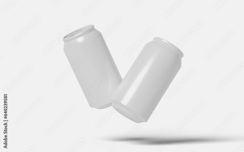 3d juice soda ad template in cold drink concept for summer. Realistic cola can on white background. 3d juice soda ad template in cold drink concept for summer. Realistic cola can on white background.