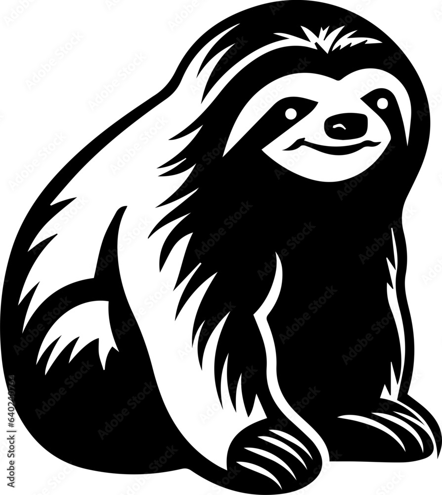 Sloth Silhouette Icon