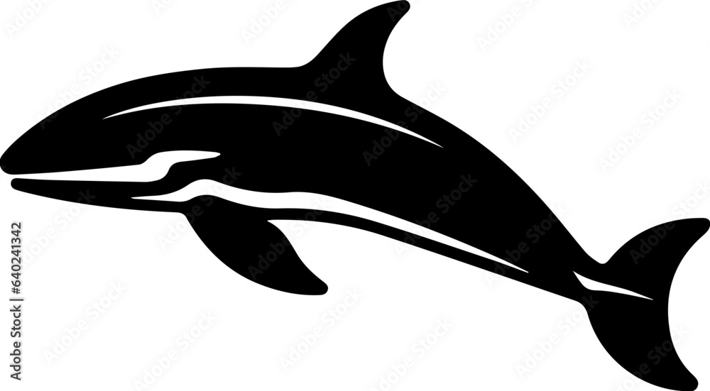 Obraz premium Sei Whale Icon