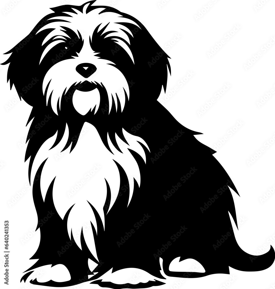 Schapendoes Dog Icon Schapendoes Dog Icon
