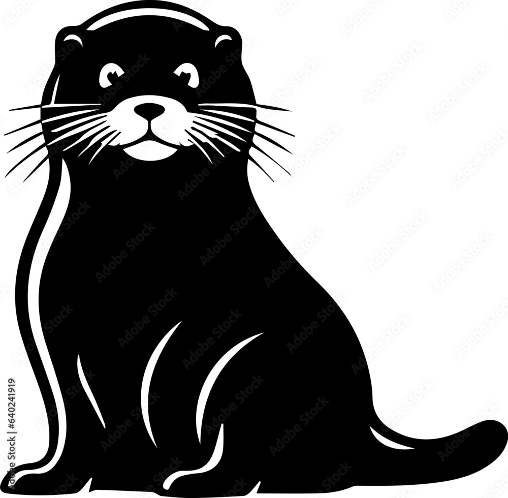 Obraz premium River Otter Icon