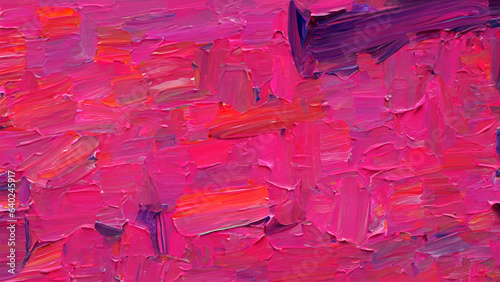 Fotografia An oil on canvas creation that artfully combines abstract elements with the viva