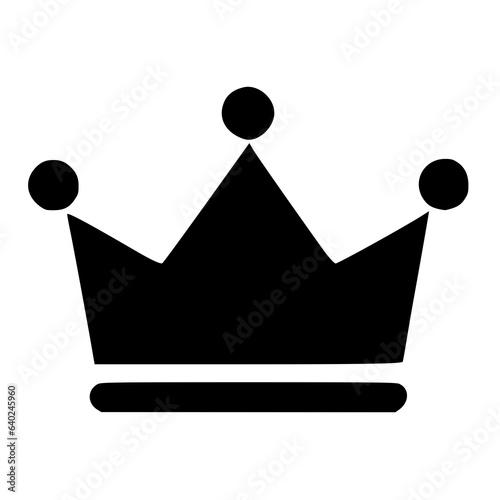 crown icon vector illustration