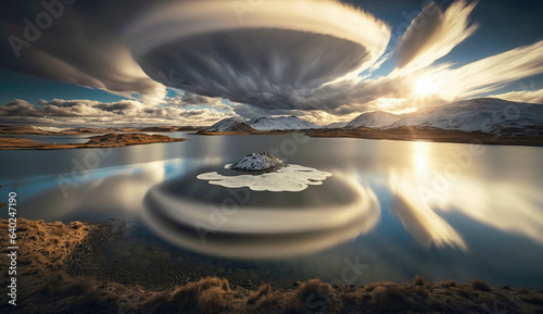 Landscapes with clouds long exposures golden hour blue hour