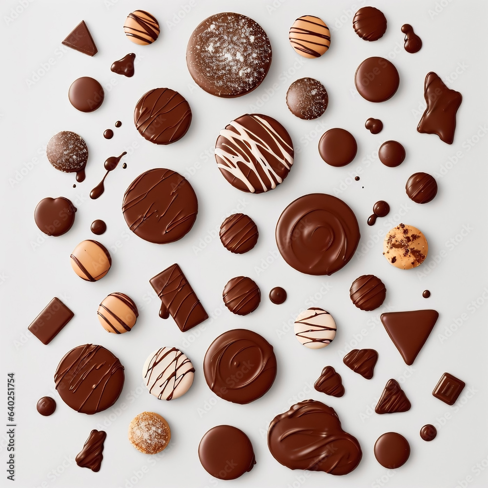 Fototapeta premium Chocolate Pattern