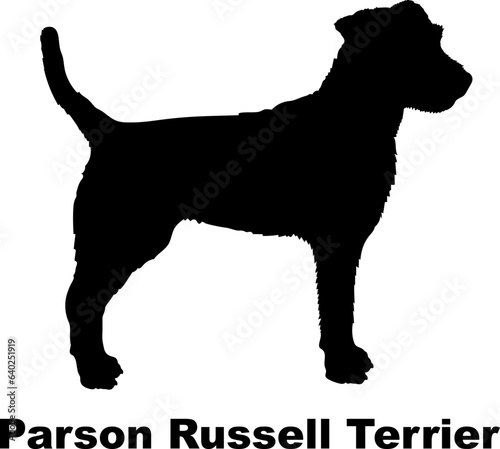 Parson Russell Terrier dog silhouette dog breeds Animals Pet breeds silhouette