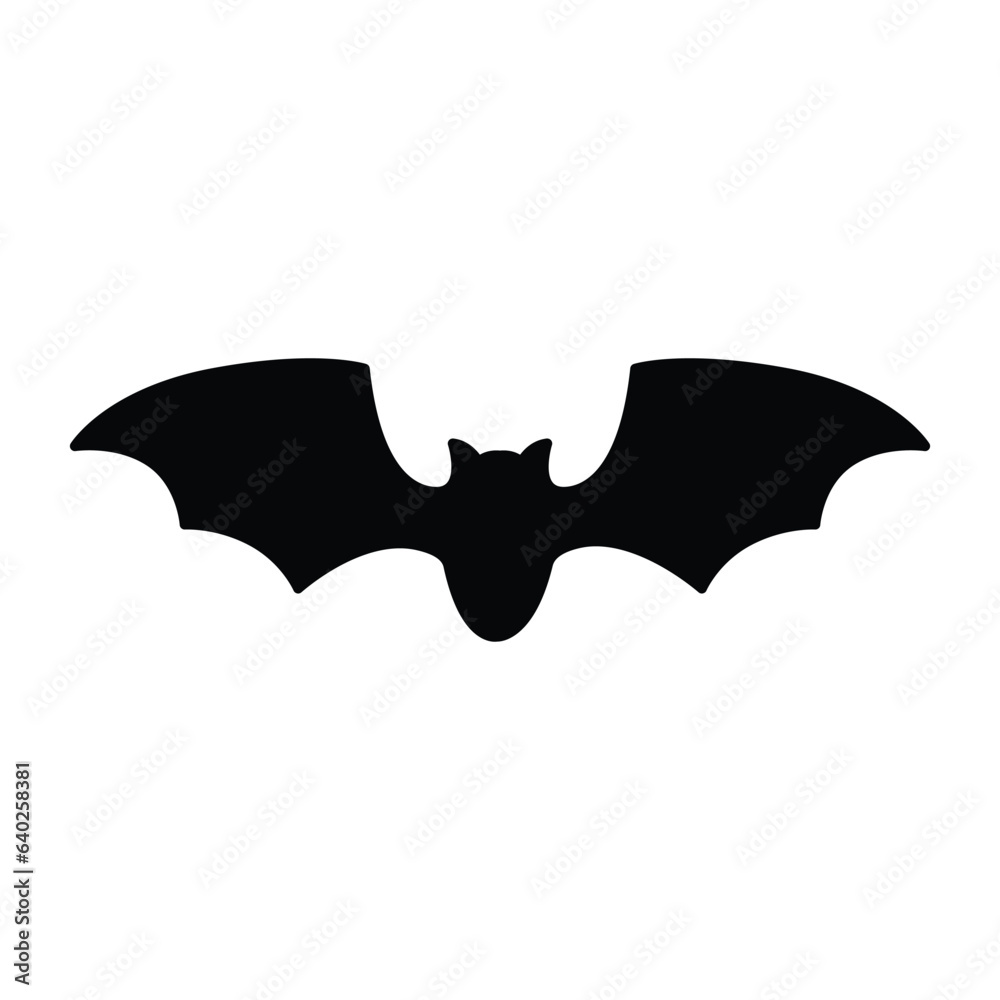 Fototapeta premium Bat icon vector on trendy design