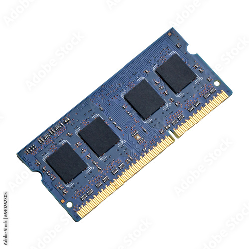 Canvastavla Ram laptop computer component isolated on transparent background