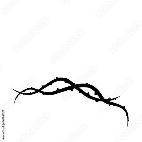 thorny vines