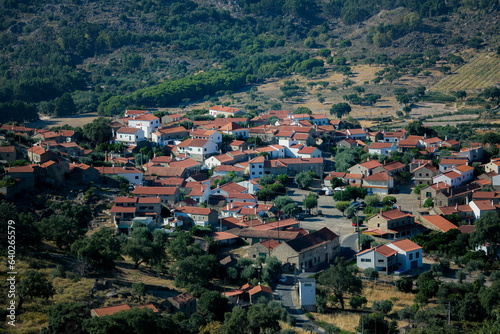 View of the Monsanto popularly known as the most Portuguese village of Portugal.