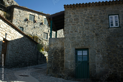 Fototapeta Naklejka Na Ścianę i Meble -  A view of houses in the medieval village of Monsanto, Portugal.