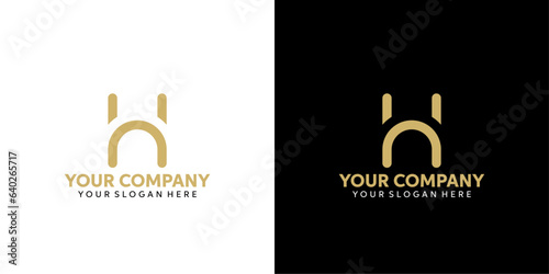 the initial H logo is cool and simple