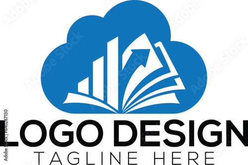 Cloud marketing logo template