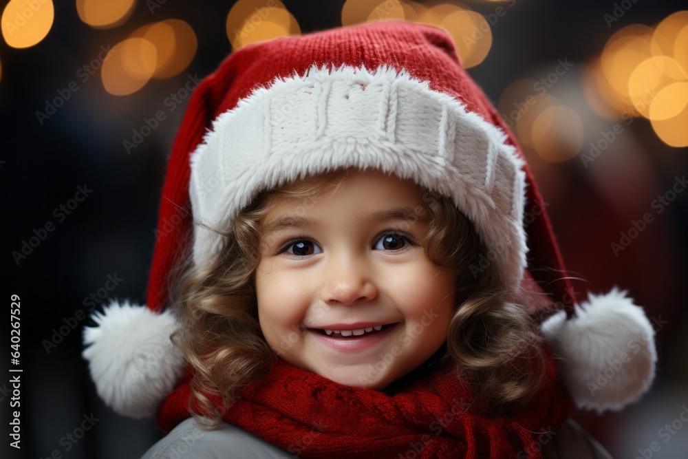 Portrait of a child, with selective focus and copy space Portrait of a child, with selective focus and copy space