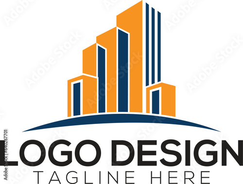 Real estate logo vector