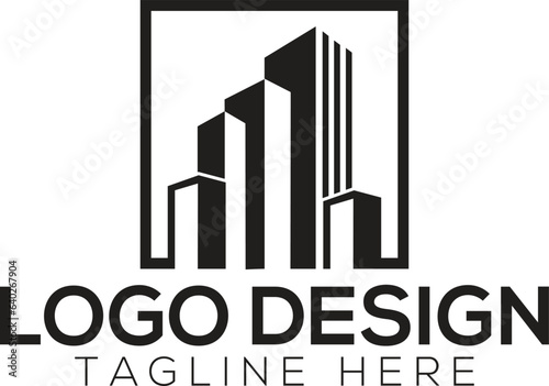 Real estate logo vector