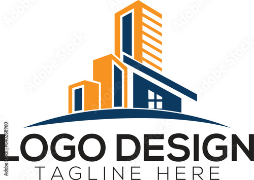 Real estate logo vector