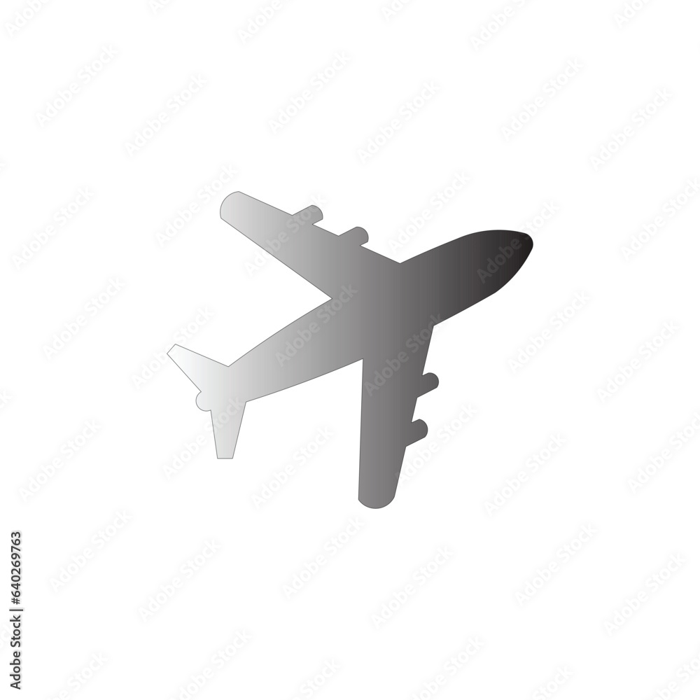 Obraz premium icon air plane cargo template design