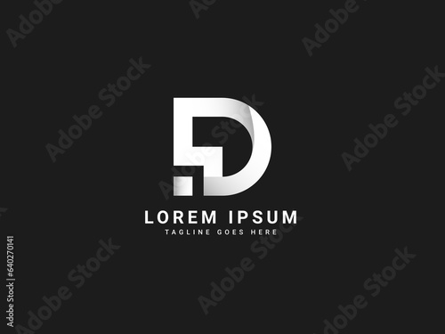 d letter logo 
