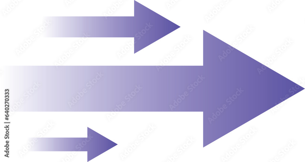 Arrows of different sizes pointing left, right, down or up.
