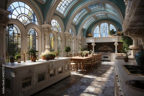 luxury mansion kitchen