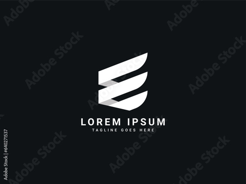 e letter logo 
