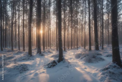 Sunlit Forest Clearing