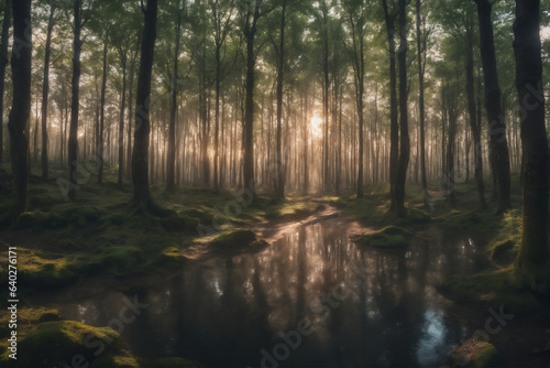 Sunlit Forest Clearing © SR07XC3