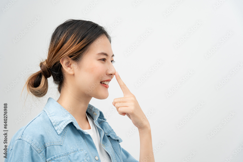 plastic surgery, beauty asian smile and happy after surgery, surgical procedure that involve altering shape of nose, doctor examines patient nose before rhinoplasty, medical assistance, health plastic surgery, beauty asian smile and happy after surgery, surgical procedure that involve altering shape of nose, doctor examines patient nose before rhinoplasty, medical assistance, health
