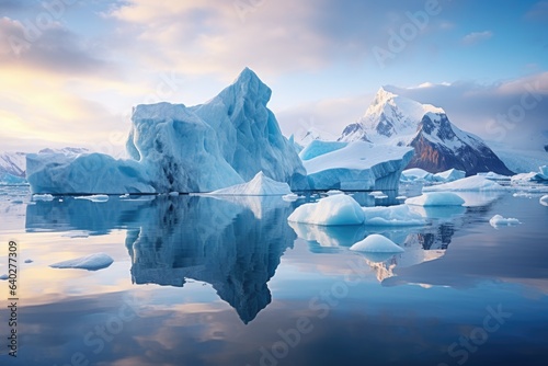 Global warming and melting glaciers © YouraPechkin