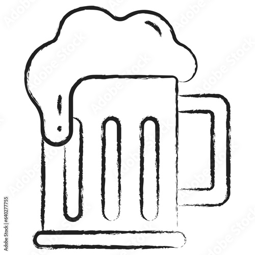 Hand drawn Beer icon